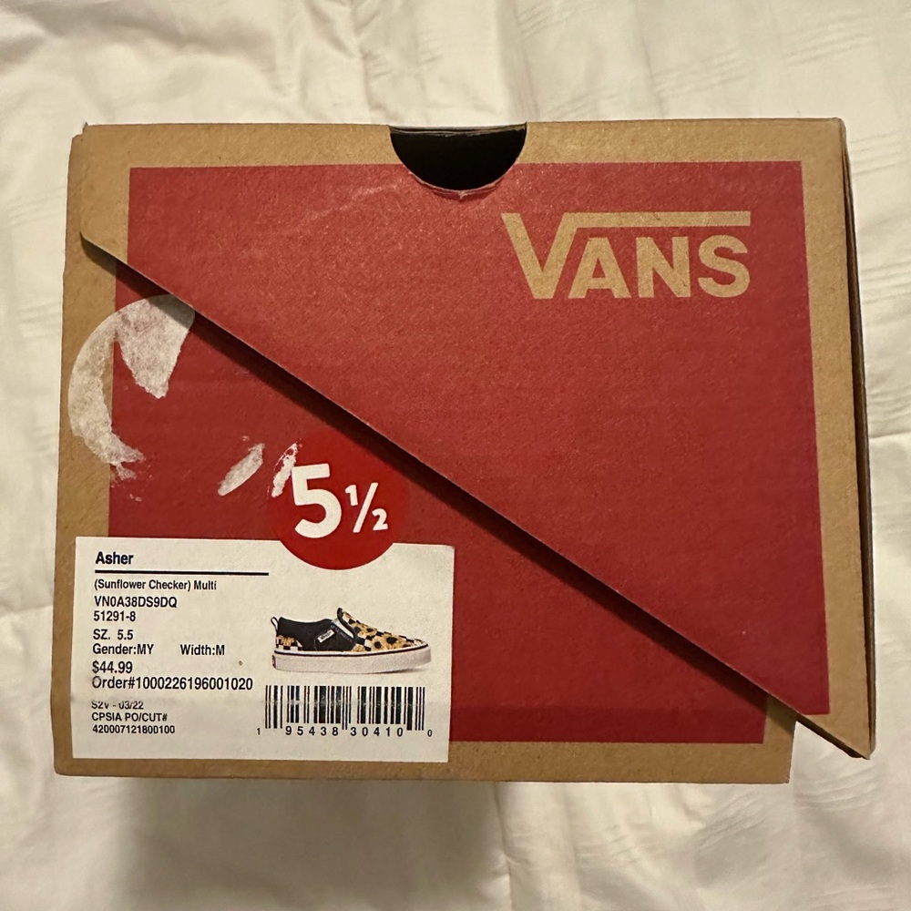 Vans Sunflower Slip Ons - Picture 4 of 6